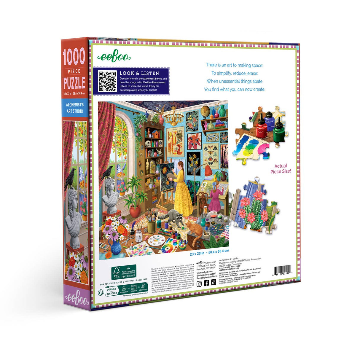 Alchemist's Art Studio 1000 Piece Puzzle