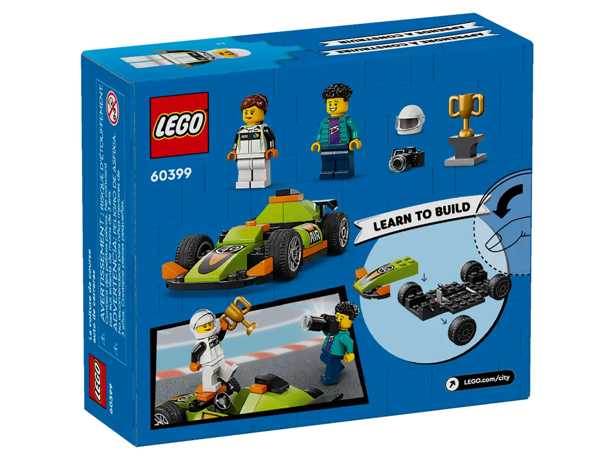LEGO City 60399 Green Race Car