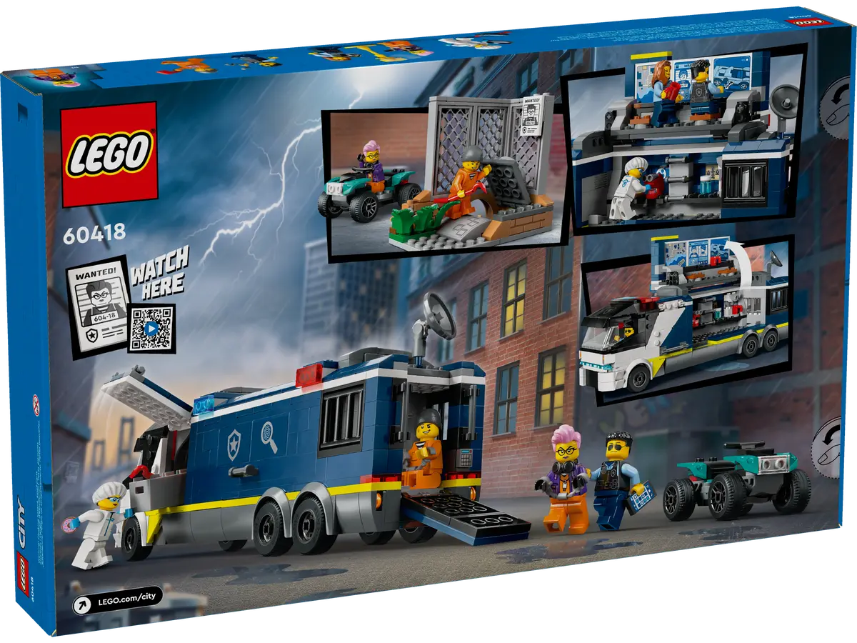 LEGO City 60418 Police Mobile Crime Lab Truck