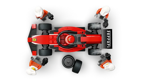 LEGO City 60443 F1 Pit Stop & Pit Crew with Ferrari Car