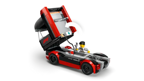 LEGO City 60445 F1 Truck with RB20 & AMR24 F1 Cars
