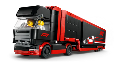LEGO City 60445 F1 Truck with RB20 & AMR24 F1 Cars