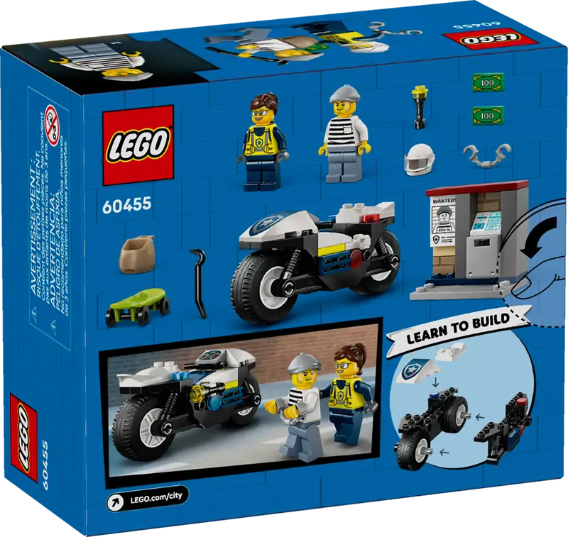 LEGO City 60455 Police Motorcycle Chase