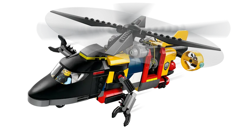LEGO City 60462 Helicopter, Fire Truck & Submarine Remix