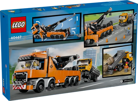 LEGO City 60467 Heavy-Duty Recovery Tow Truck with Crane