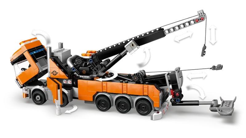 LEGO City 60467 Heavy-Duty Recovery Tow Truck with Crane