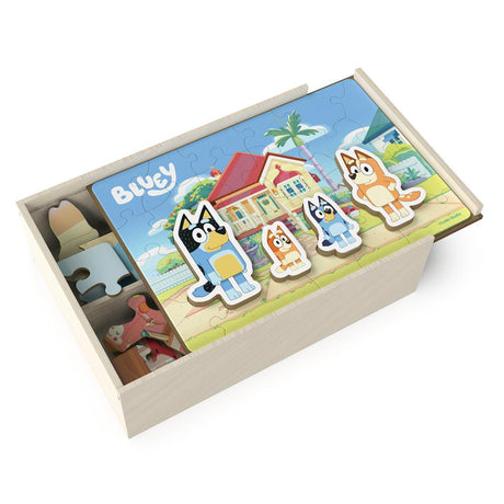 Bluey Wooden Puzzle 4 Pack