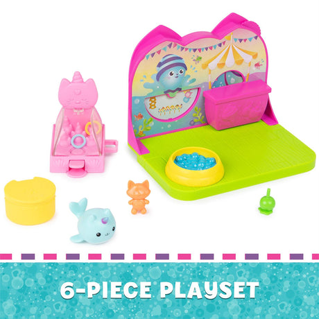Gabby's Dollhouse Kitty Narwhal Carnival Room