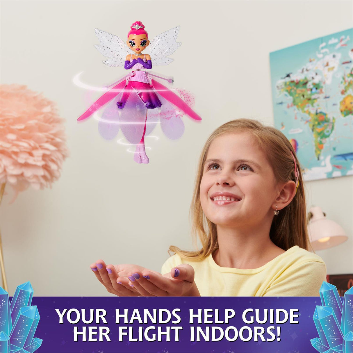 Crystal Flyers Magical Flying Toy Doll
