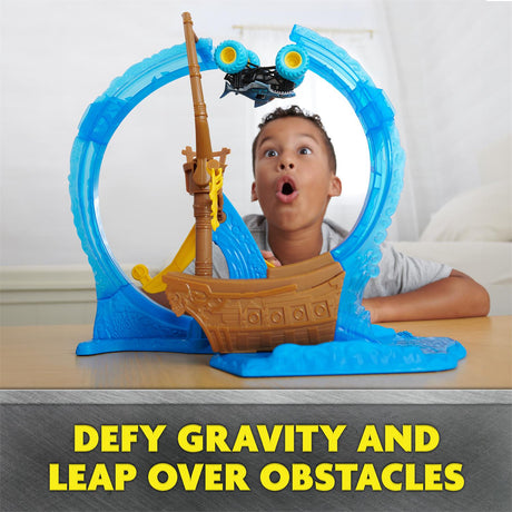 Monster Jam Megalodon Loop of Doom Stunt Playset