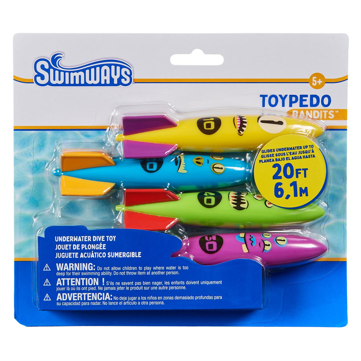 Swimways Torpedo Bandits Pool Toy
