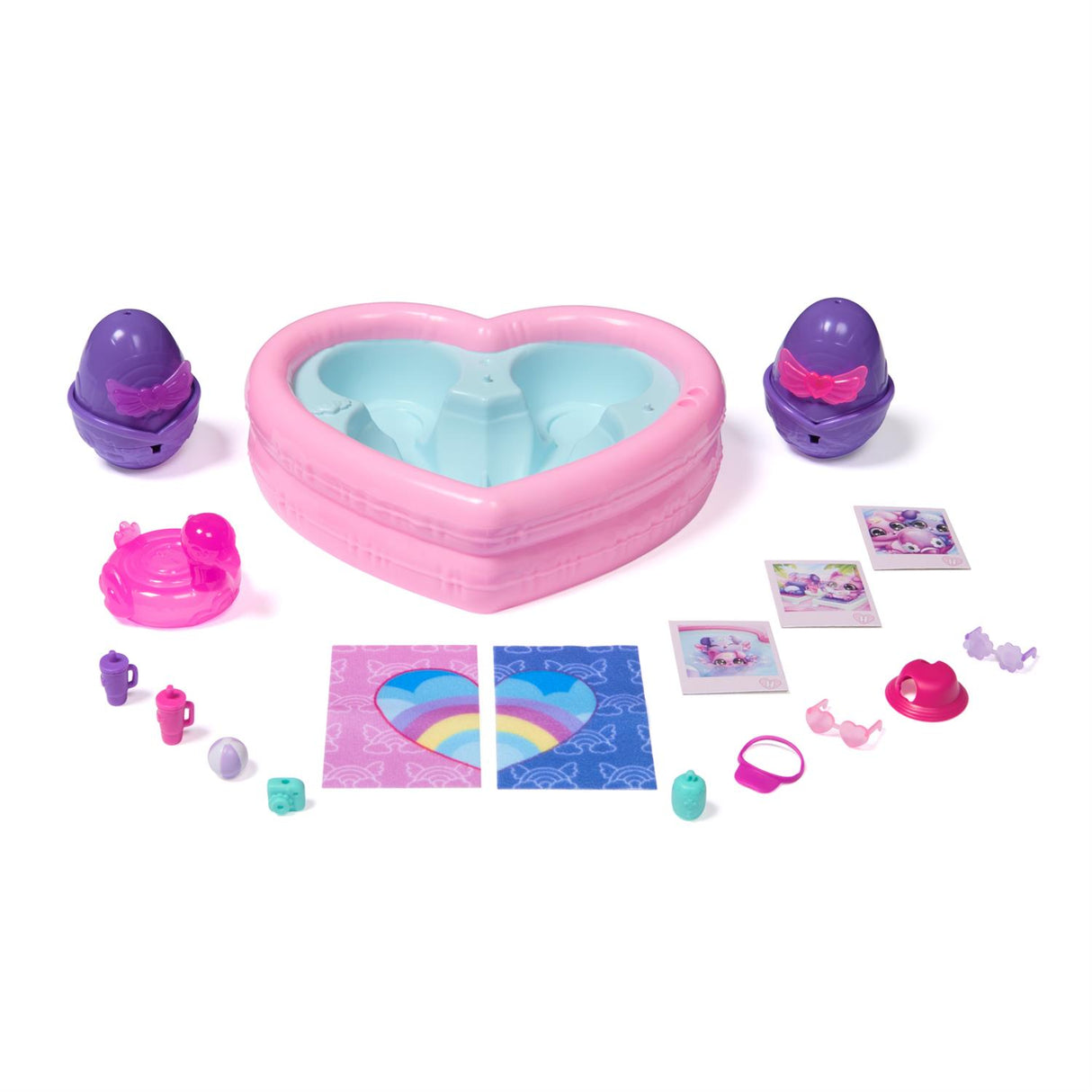 Hatchimals Alive Neon Rainbow Bestie Pool Party