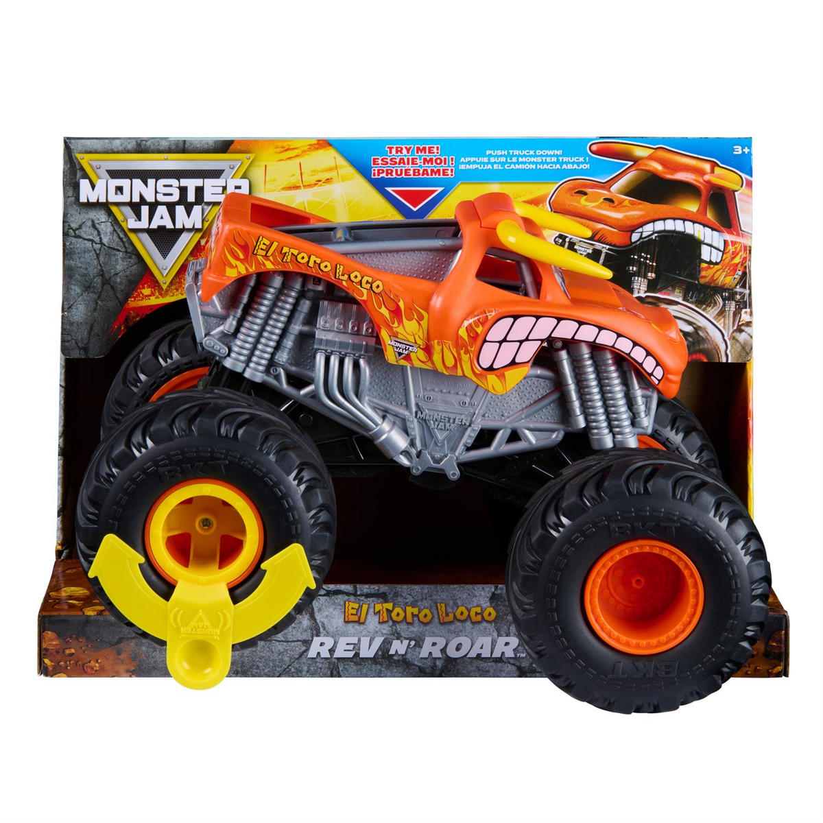 Monster Jam, Official El Toro Loco Rev N' Roar 1:15 Scale Monster Truck