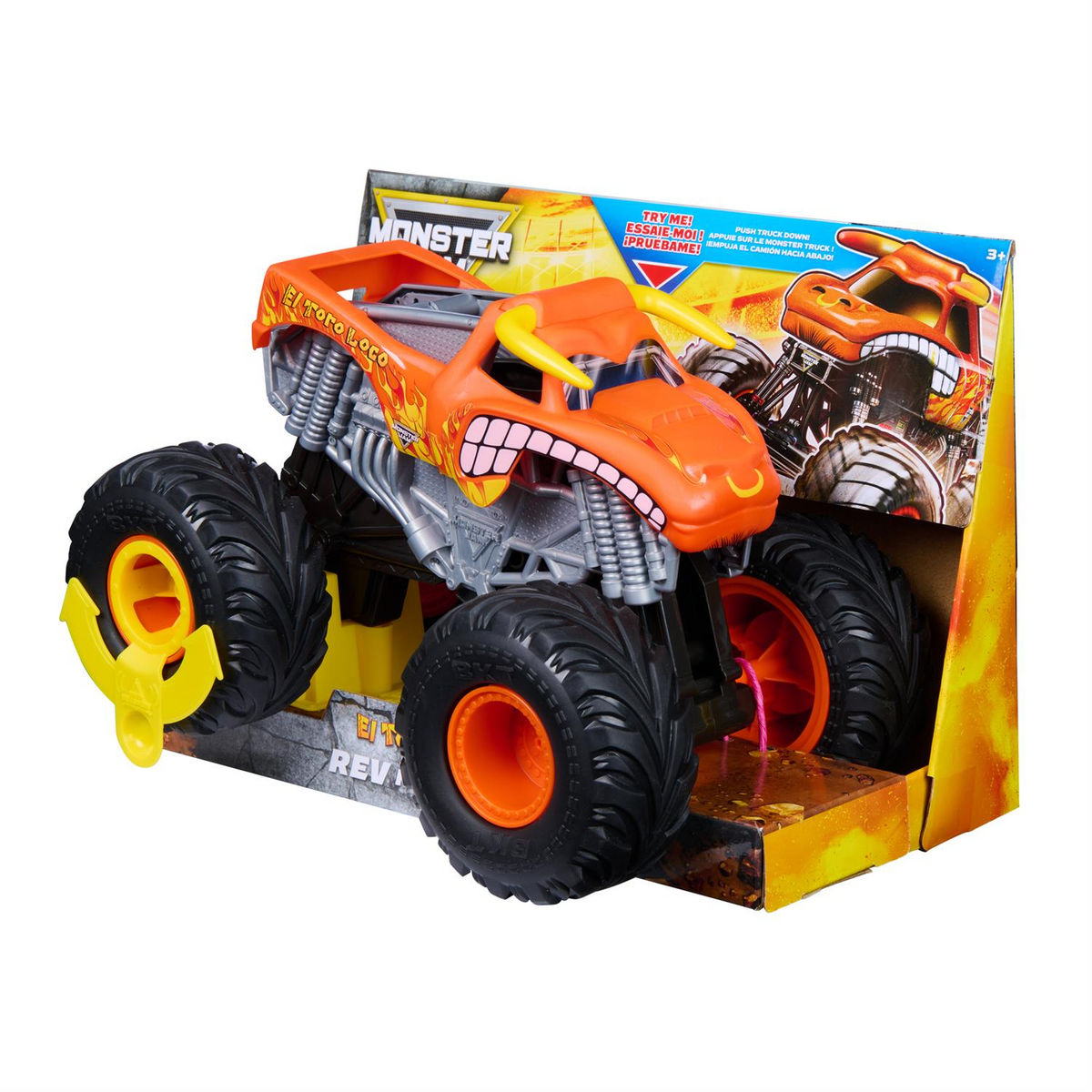 Monster Jam, Official El Toro Loco Rev N' Roar 1:15 Scale Monster Truck