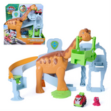 Paw Patrol: The Dino Movie, Lift & Race Dino Playset With 10-Inch Brachiosaurus