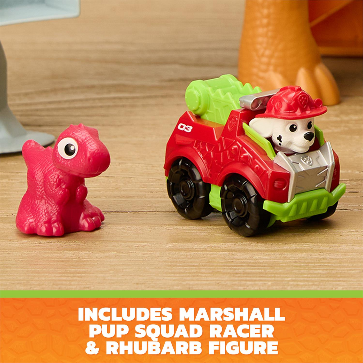 Paw Patrol: The Dino Movie, Lift & Race Dino Playset With 10-Inch Brachiosaurus