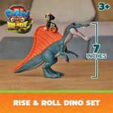 Paw Patrol: The Dino Movie, Rise & Roll Dino Set