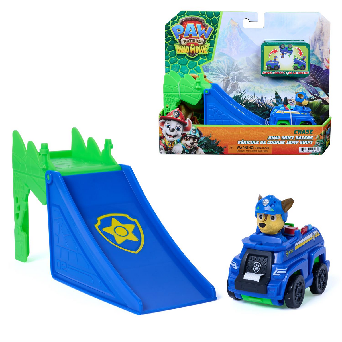 Paw Patrol: The Dino Movie, Jump Shift Racers - 1 Piece