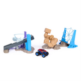Monster Jam Spiderman Sandman City Battle Playset
