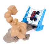 Monster Jam Spiderman Sandman City Battle Playset