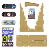 Tech Deck Fingerboard Display Stand and Skateboard Wall Mount - 1 Piece