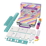Mahjong Tile Set in Colorful Carrying Case