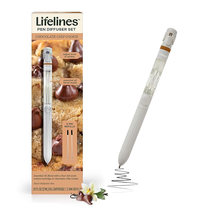 Lifelines Pen Diffuser with Essential Oil Blends - Chocolate Chip Cookie