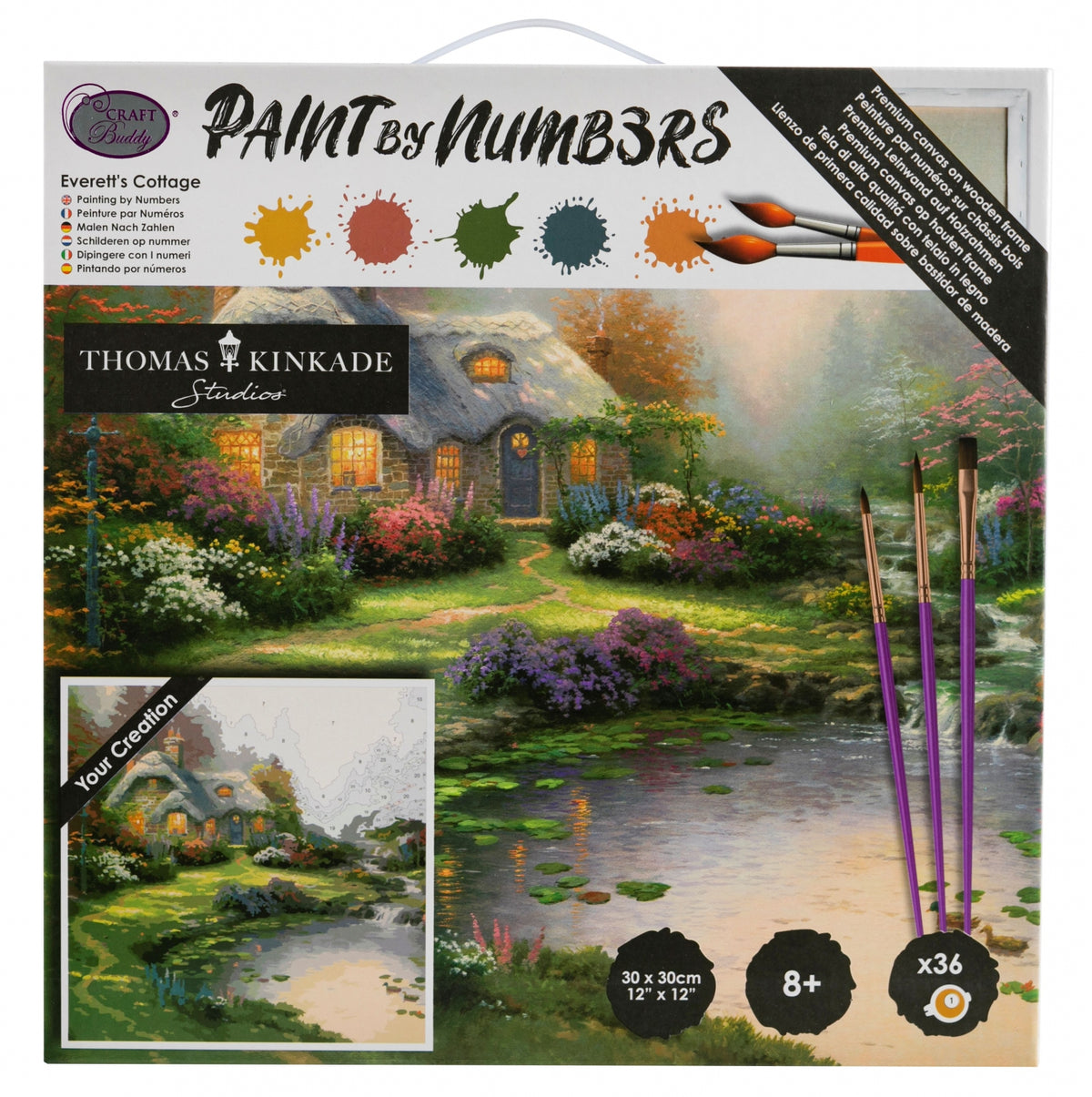 CA PBN (Medium): Everett's Cottage (Kinkade)