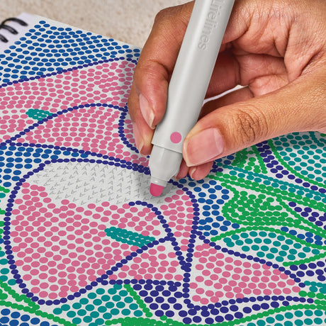 Lifelines Flowart Dot By Letter Botanicals