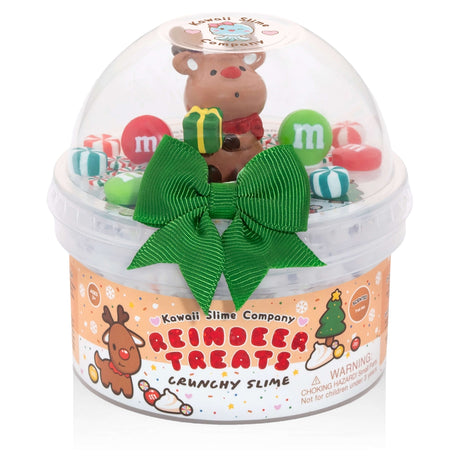 Reindeer Treats Crunchy Kawaii Slime