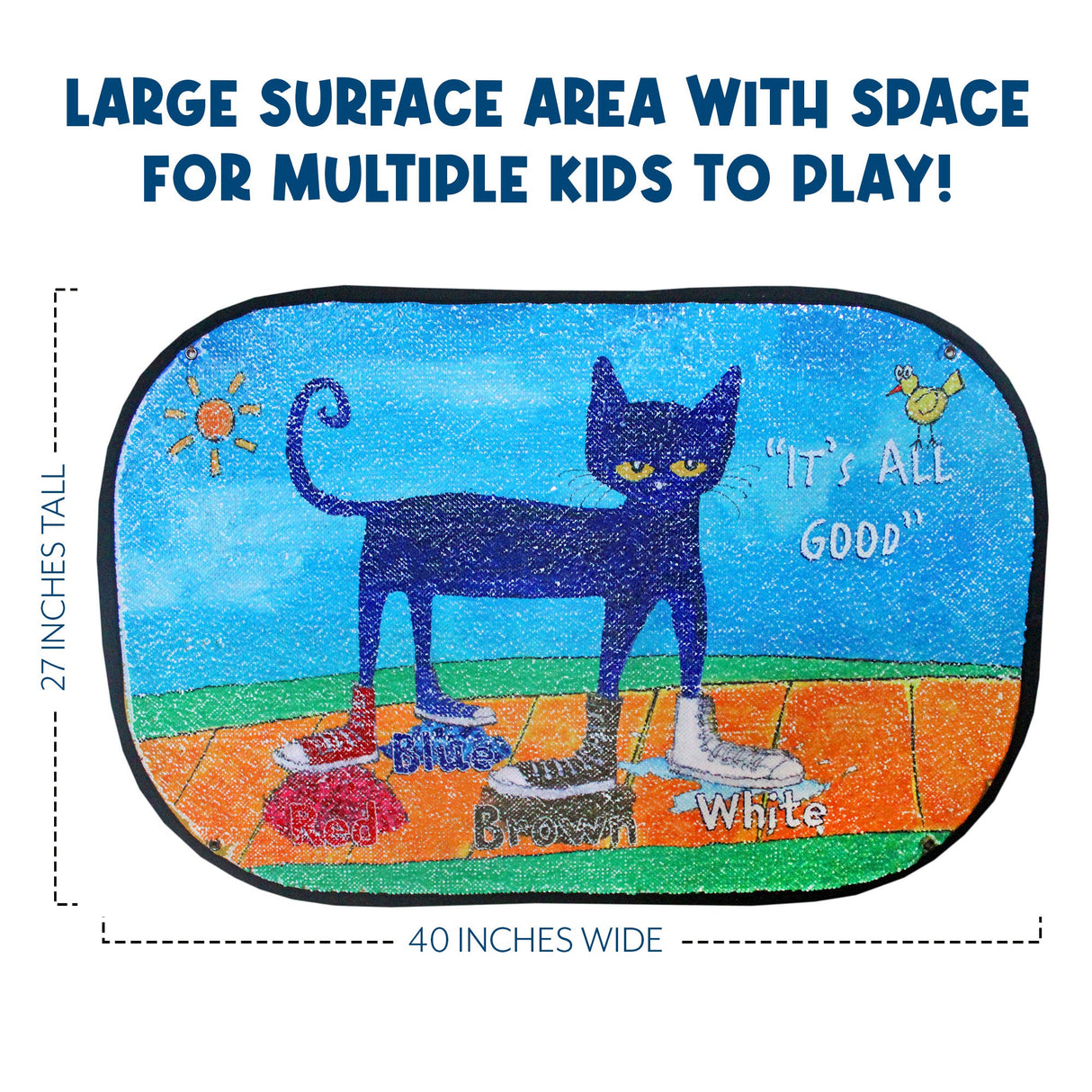 Pete the Cat: I Love My White Shoes Reversible Sequins