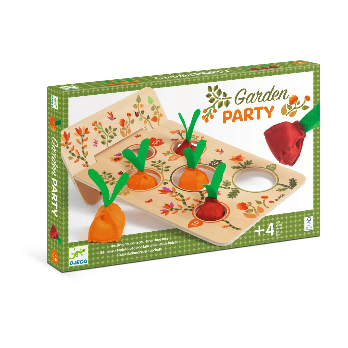 Djeco Garden Party Bean Bag Toss Game