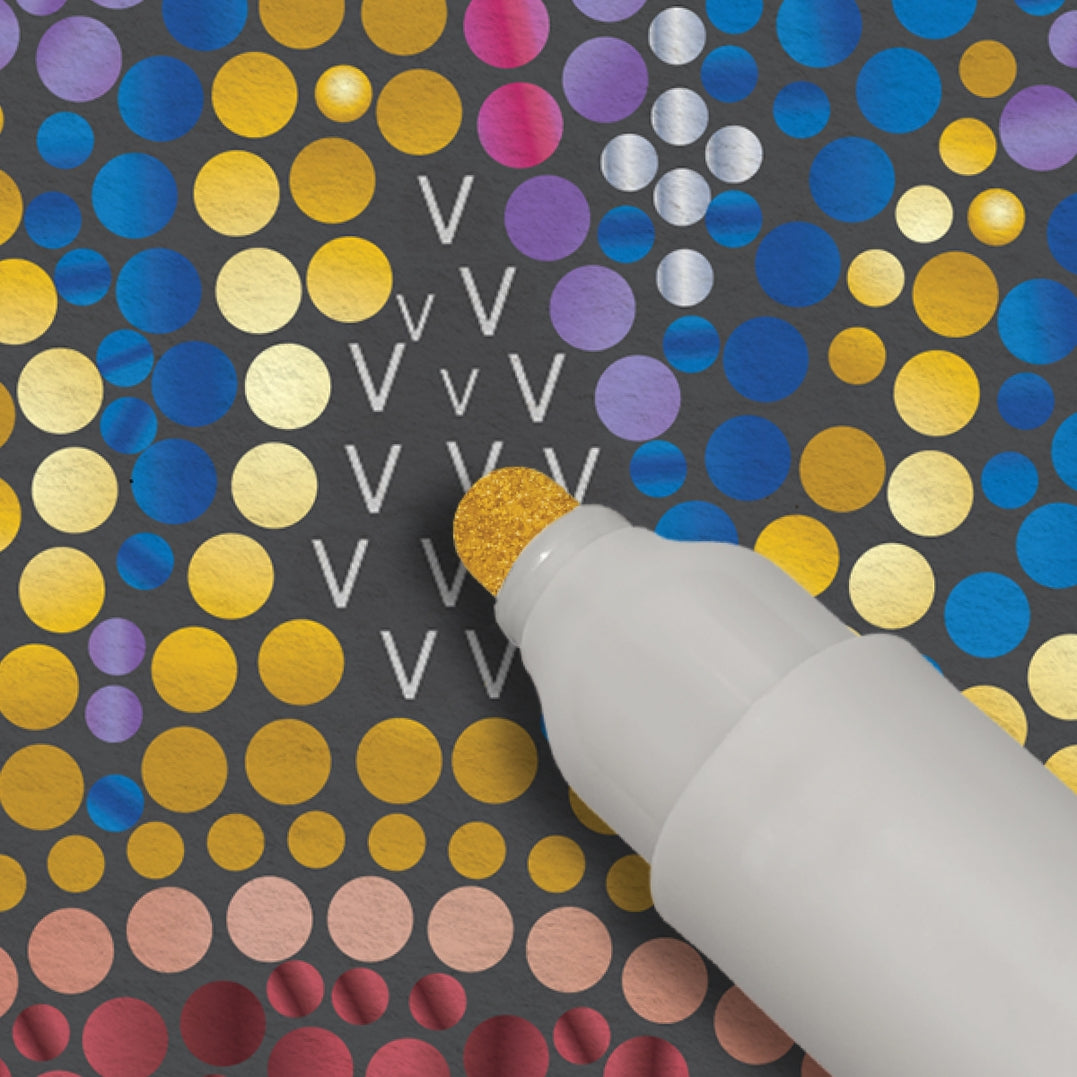 Lifelines FlowArt Dot by Dot Letter Into the Galaxy Metallic