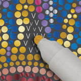 Lifelines FlowArt Dot by Dot Letter Into the Galaxy Metallic