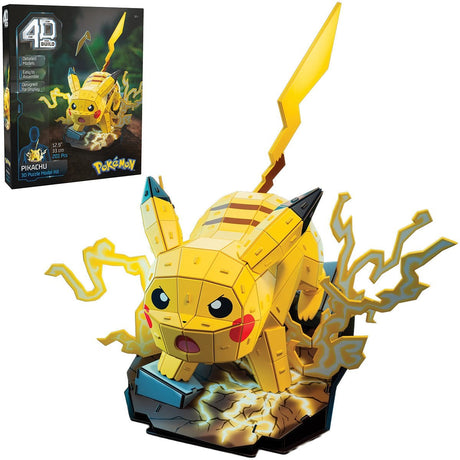 4D Build, Pokemon Pikachu 3D Model Kit