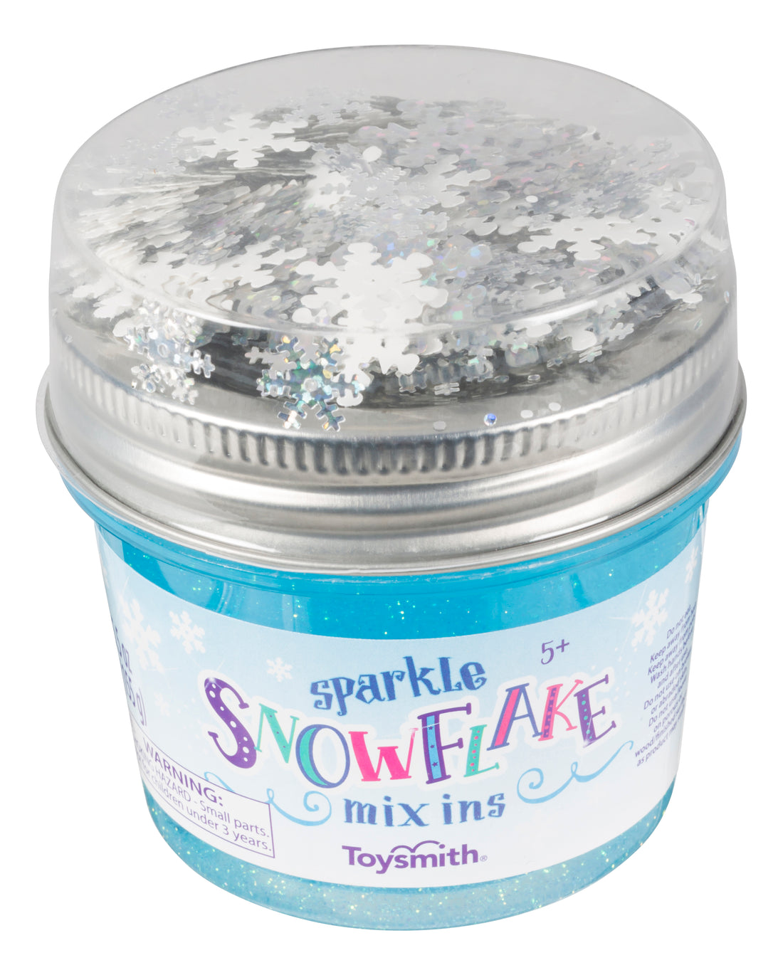 Snowflake Mix Ins Slime