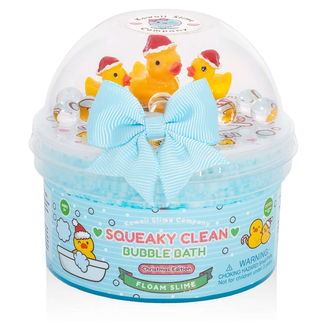 Squeaky Clean Christmas Edition Floam Kawaii Slime