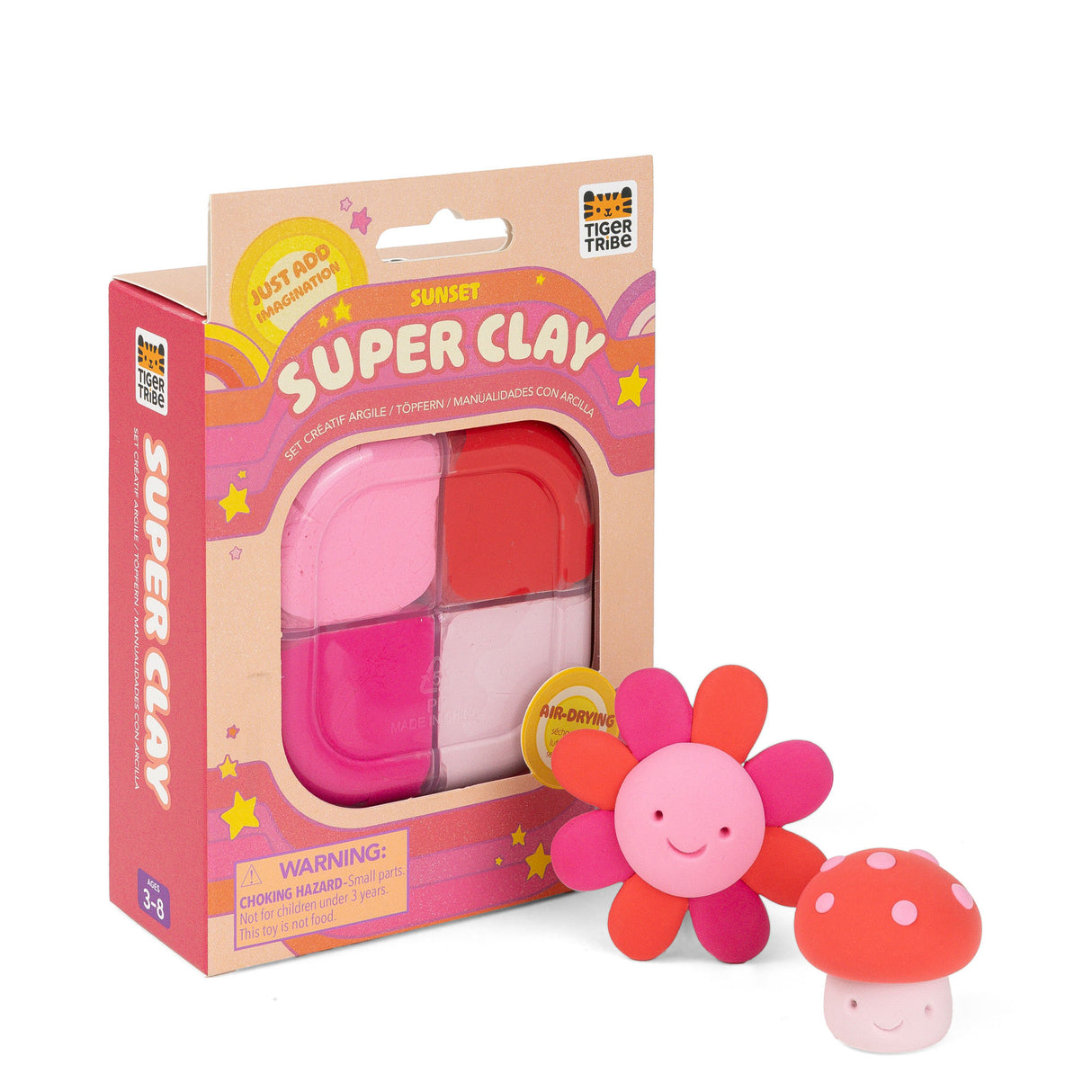 Super Clay Sunset Pink and Red