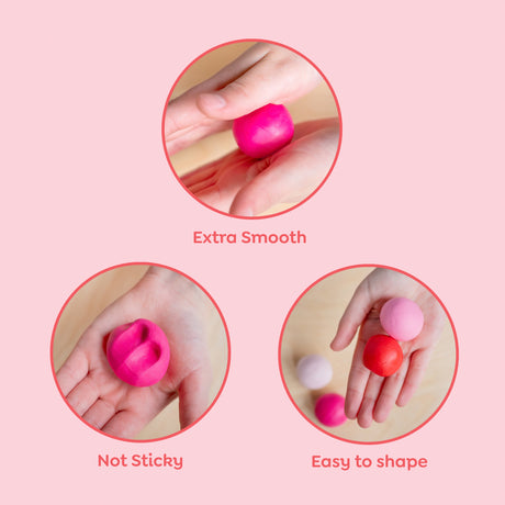 Super Clay Sunset Pink and Red