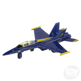 Die-Cast Pull Back F-18 Blue Angel 6.5"