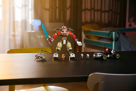 LEGO Dreamzzz 71497 Coopers Tiger Mech & Zeros Hot Rod Car