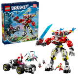 LEGO Dreamzzz 71497 Coopers Tiger Mech & Zeros Hot Rod Car