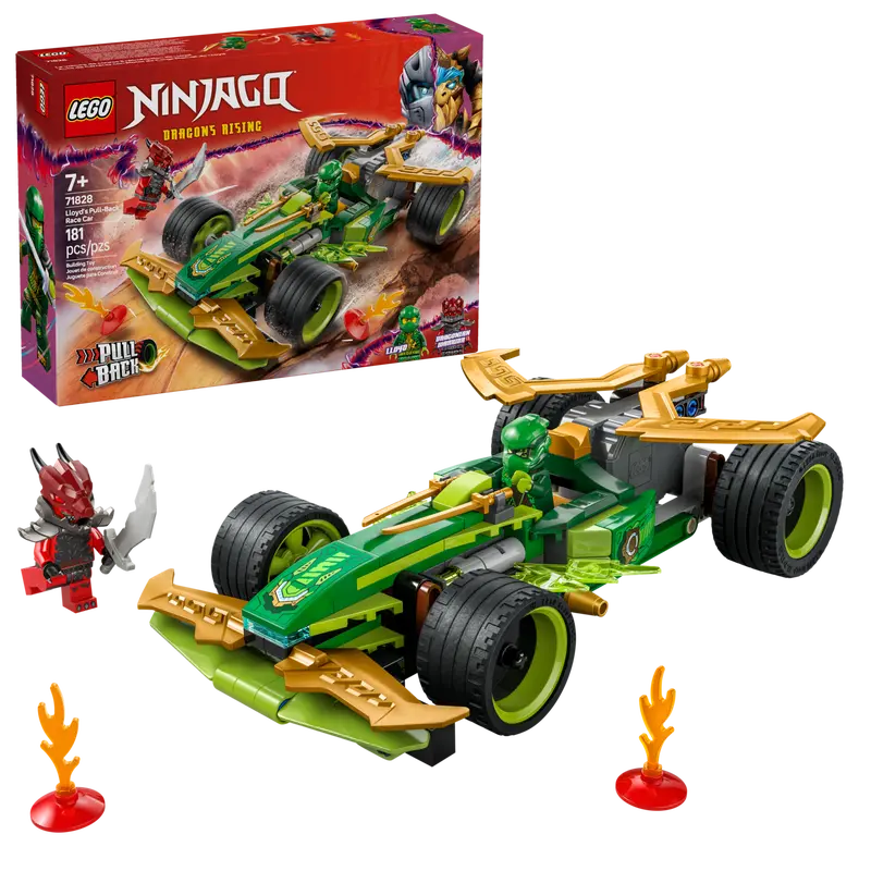 LEGO Ninjago 71828 Lloyds Pull-Back Race Car