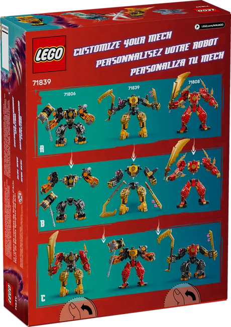LEGO Ninjago 71839 Arins Spinjitzu Battle Mech