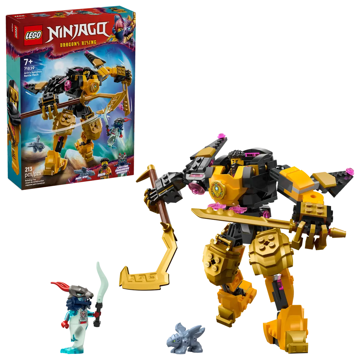 LEGO Ninjago 71839 Arins Spinjitzu Battle Mech