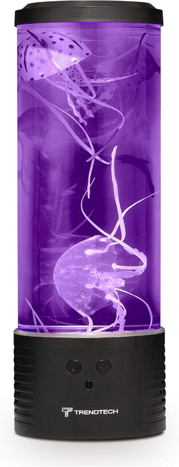 Jellyfish Lamp w/ Bluetooth Speaker Black 14"