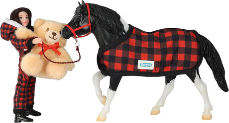 Breyer Pajama Party Holiday Horse & Rider Set