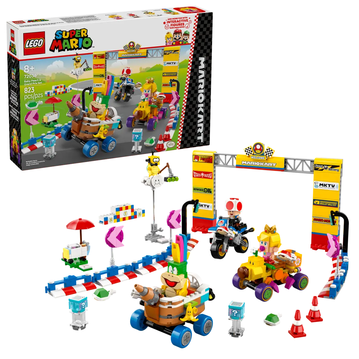 LEGO Mario 72036 Baby Peach & Grand Prix Set