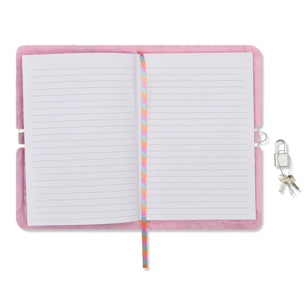 Unicorn Kisses Lock and Key Journal