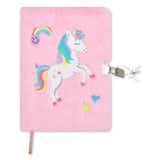Unicorn Kisses Lock and Key Journal